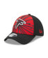 Фото #1 товара Men's Red, Black Atlanta Falcons Shattered 39THIRTY Flex Hat