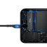 Kabel przewód do Iphone sprężynowy USB - Lightning Fish Eye 1m czarny