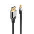 Lindy 1m CROMO Mini DisplayPort to DP Cable - 1 m - Mini DisplayPort - DisplayPort - Male - Male - 4096 x 2160 pixels