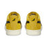 Фото #3 товара Puma Suede Staple 39156701 Mens Yellow Suede Lifestyle Sneakers Shoes