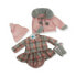 Фото #1 товара Кукольная одежда Berjuan 5051-22 с розовым пальто и серыми волосами