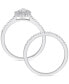 Diamond Marquise Double Halo Bridal Set (1/2 ct. t.w.) in 14k White Gold