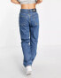 Фото #4 товара Dr Denim Beth dad jeans in dark wash blue