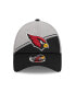Фото #4 товара Men's Gray, Black Arizona Cardinals 2023 Sideline 9FORTY Adjustable Hat