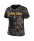 Фото #3 товара Women's Black Distressed Golden State Warriors Breakaway T-shirt
