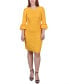 ფოტო #1 პროდუქტის Big Girls 3/4 Sleeve Textured Knit Dress