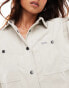 Columbia Blue Point Creek corduroy shirt jacket in dark stone