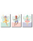 Фото #1 товара Let's Be Fairies Fairy Garden Nursery Wall Art Kids Room Decor 7.5 x 10 in 3 Ct