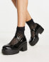 KOI Tira mary janes in black patent