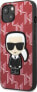 Karl Lagerfeld Etui Karl Lagerfeld KLHCP13MPMNIKPI Apple iPhone 13 hardcase czerwony/red Monogram Ikonik Patch