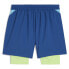 Фото #3 товара Puma Individual Teamgoal Racquet Sports 2In1 Shorts Mens Blue Casual Athletic Bo