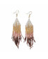 Claire Ombre Luxe Beaded Fringe Earrings