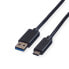 ROLINE USB 3.1 Cable - A-C - M/M 0.5 m - 0.5 m - USB A - USB C - USB 3.2 Gen 1 (3.1 Gen 1) - 5000 Mbit/s - Black
