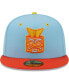 ფოტო #3 პროდუქტის Men's Light Blue, Orange Rayados de Winston-Salem Copa De La Diversion 59FIFTY Fitted Hat