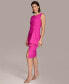 Women's Boat-Neck Ruched Sheath Dress