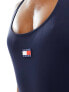 Tommy Jeans heritage swimsuit in navy