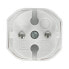 Splitter 2 flat sockets AC 230V 2,5A - Vorel 72400 - white