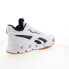 Фото #16 товара Reebok Zig Encore Mens White Synthetic Lace Up Lifestyle Sneakers Shoes