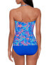 Фото #2 товара Lauren Ralph Lauren Womens Summer Paisley Twist Tubini Top Multicolored Size 14