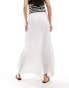 Pimkie tiered maxi skirt in white