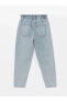 Фото #3 товара LCW Jeans Beli Lastikli Slouchy Fit Kadın Jean Pantolon