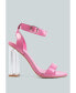 Фото #1 товара Poloma Clear Block Heel Party Sandals