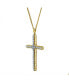 Фото #3 товара Kings Cross Natural Round Cut Diamond Pendant (1.02 cttw), in 14k Yellow Gold for Women & Men