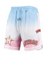 Фото #2 товара Men's Blue, Pink Houston Astros Team Logo Pro Ombre Shorts