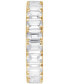 Фото #4 товара Certified Lab Grown Diamond Emerald-Cut Eternity Band (4 ct. t.w.) in 14k Gold