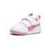 Puma Multiflex Slip On Sneaker Toddler Girls Pink, White Sneakers Casual Shoes