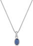 Silver Necklace for Births in September Birthstone DP762