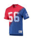 Фото #3 товара Men's Lawrence Taylor Red, Royal New York Giants Retired Player Name and Number Diagonal Tie-Dye V-Neck T-shirt