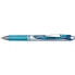 Pentel EnerGel Xm - Retractable gel pen - Light Blue - Blue,Silver - Plastic,Rubber - Round - 0.35 mm
