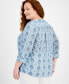 Plus Size Marrakesh Medallion Top, Created for Macy's