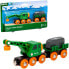 Фото #4 товара BRIO Bahn 33698 - Green Crane Truck with Trailer and Cargo, White & Train 33577 - Car Transporter with Ramp