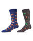 Фото #1 товара Men's Pair Novelty Socks, Pack of 2