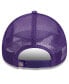 Фото #2 товара Men's White Los Angeles Lakers Lift Pass Foam Front Trucker 9FORTY Adjustable Hat