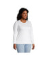 ფოტო #4 პროდუქტის Plus Size Relaxed Supima Cotton T-Shirt