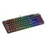 Фото #3 товара Mars Gaming MK422 Black Mechanical Gaming RGB Keyboard Antighosting Mechanical Switch Brown French Language - Full-size (100%) - USB - Mechanical - AZERTY - RGB LED - Black