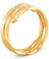 ფოტო #4 პროდუქტის Polished Coil Statement Ring in 10k Gold
