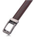 ფოტო #2 პროდუქტის Men's Classic Keen Design Leather Ratchet Belt