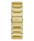 Men's Analog Gold-Tone 100% Steel Watch 44mm