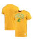 Men's Gold Kentucky State Thorobreds Bleach Splatter T-shirt