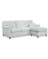 Lidia 82" Fabric 2-Pc. Chaise Sectional Queen Sleeper Sofa with Storage Ottoman - Custom Colors, Created for Macy's