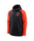 Men's Black, Orange San Francisco Giants Authentic Collection Full-Zip Hoodie Performance Jacket