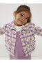LCW baby Polo Yaka Uzun Kollu Ekose Desenli Kız Bebek Ceket