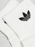 Фото #7 товара adidas Originals 6 pack trefoil ankle socks in white