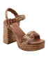 Фото #2 товара Women's Seclude Woven Platform Block Heel Dress Sandals