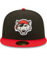 Фото #4 товара Men's Black Erie SeaWolves Authentic Collection Team Alternate 59FIFTY Fitted Hat