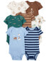 Фото #8 товара Боди для младенцев Carter's Baby 5-Pack Short-Sleeve - набор из 5 шт.